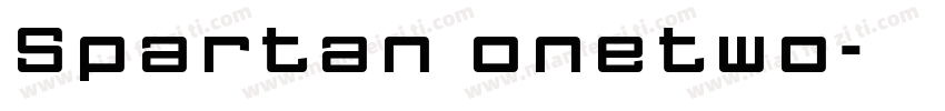 Spartan onetwo字体转换
